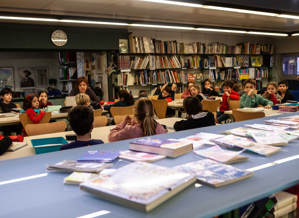 La biblioteca del centre de Tibidabo